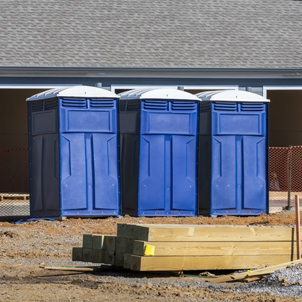 how can i report damages or issues with the porta potties during my rental period in Richfield